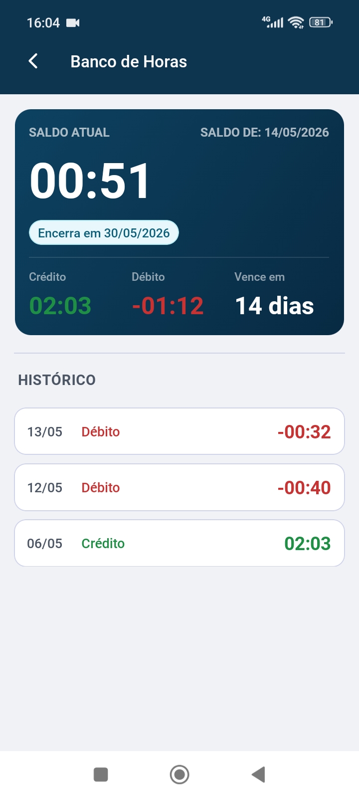 Banco de Horas Auvix